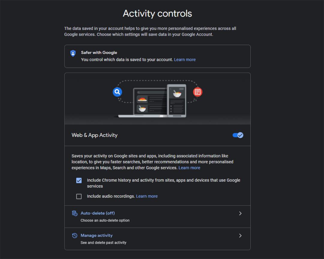 صفحه activity control
