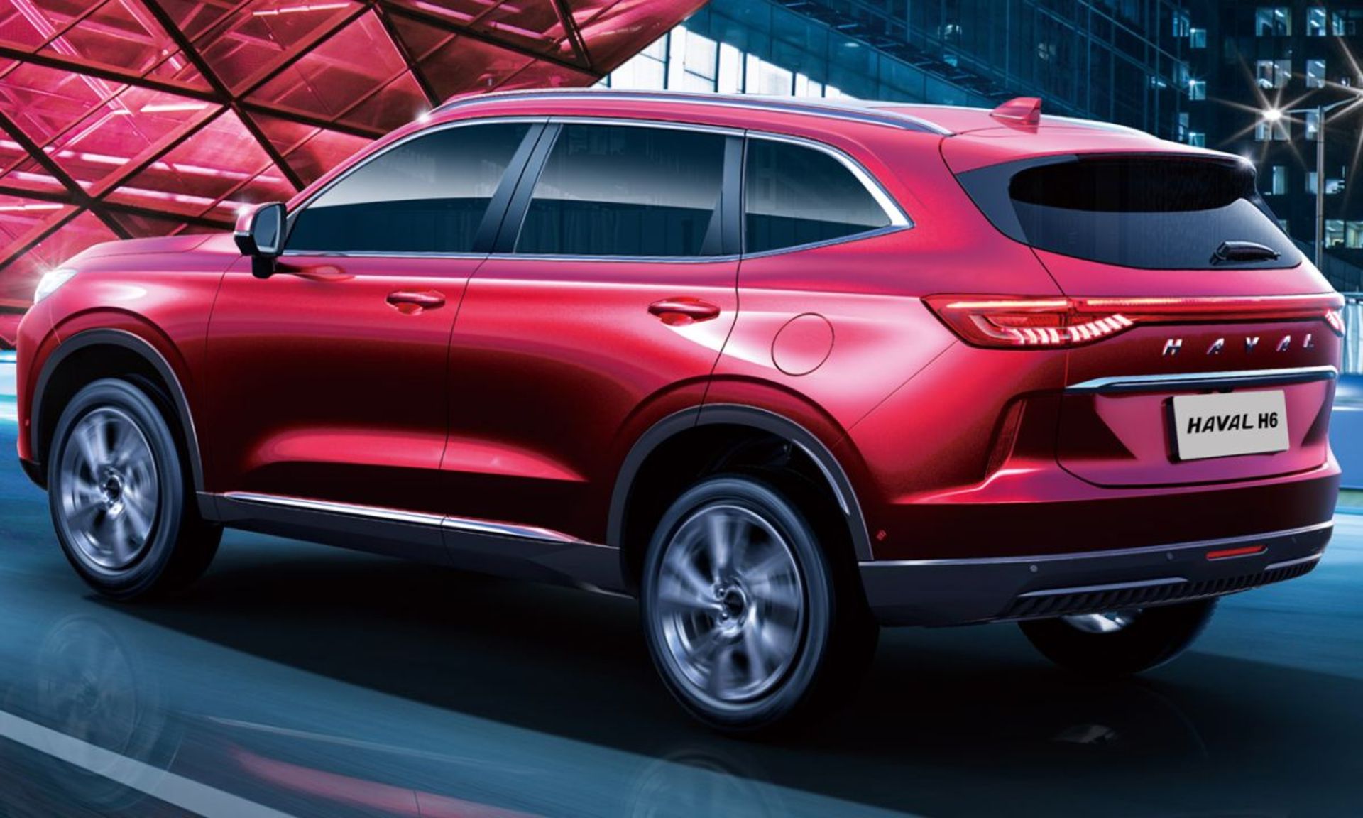 HAVAL H6 Hybrid نمای پشت هاوال اچ6 هیبرید