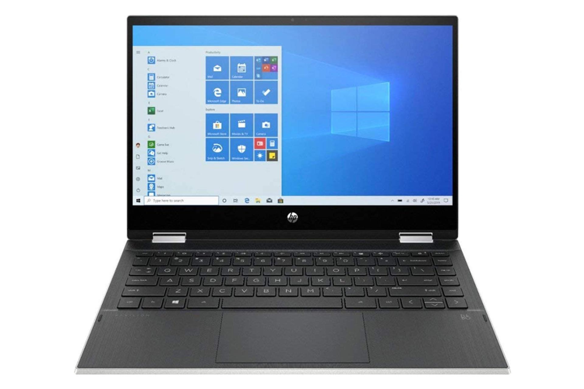 نمای جلو لپ تاپ 2 در 1 اچ پی پاویلیون X360 14-cd0