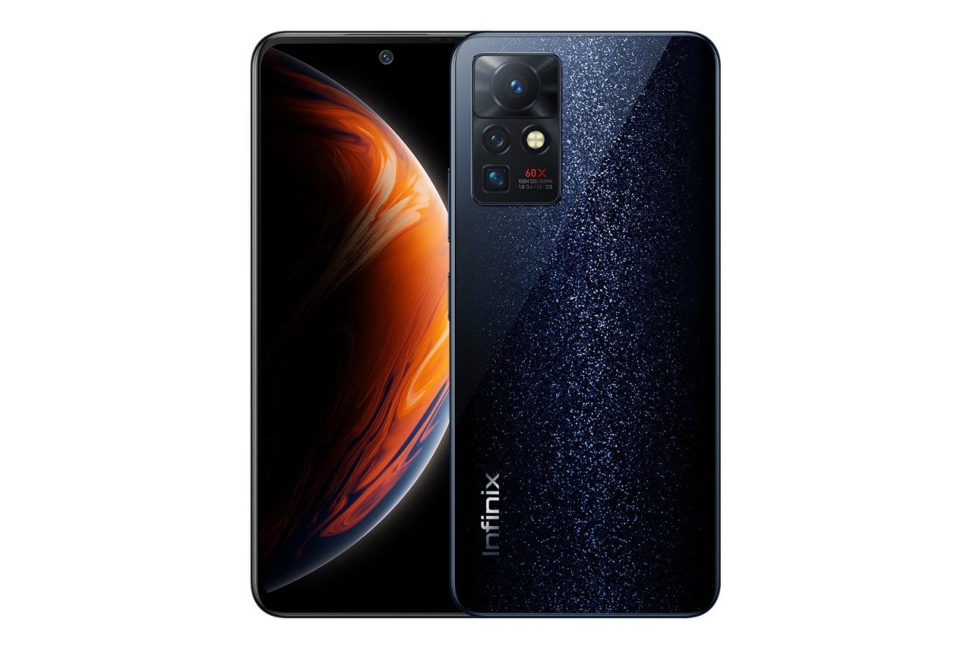 گوشی موبایل زیرو ایکس پرو اینفینیکس / Infinix Zero X Pro مشکی با طرح کهکشان