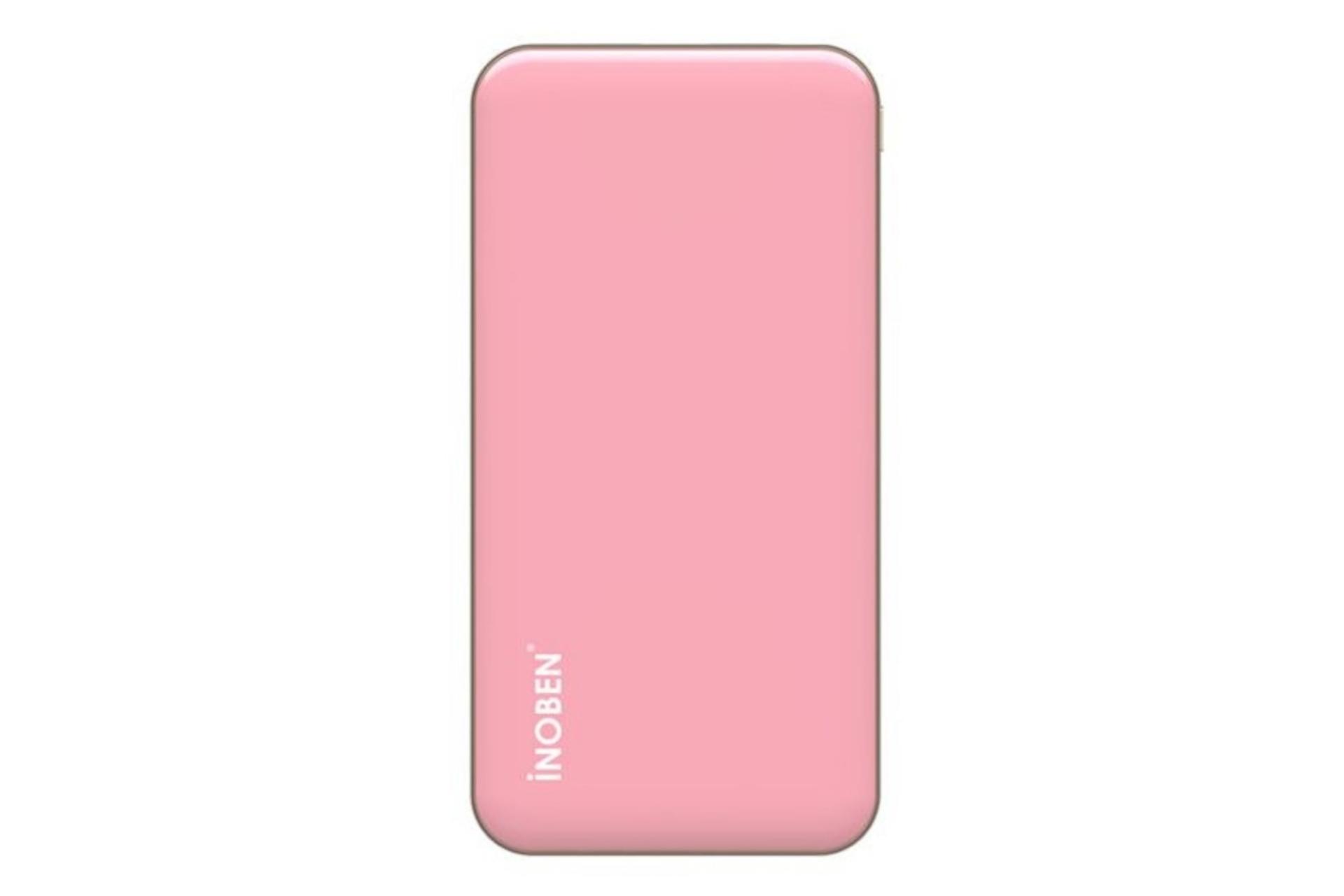 پاور بانک اینوبن Inoben S10 10000mAh با ظرفیت 10000 میلی‌آمپر ساعت صورتی