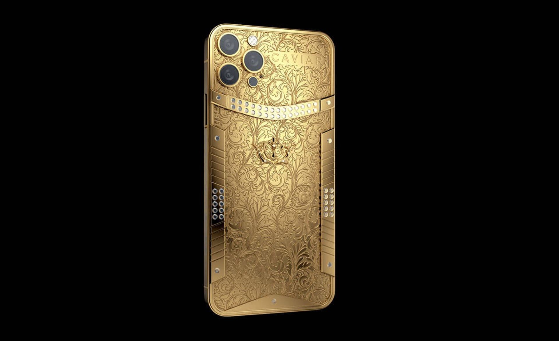آیفون ۱۳ پرو و پرو مکس Solid Gold Unique - مجموعه پرایم کاویار