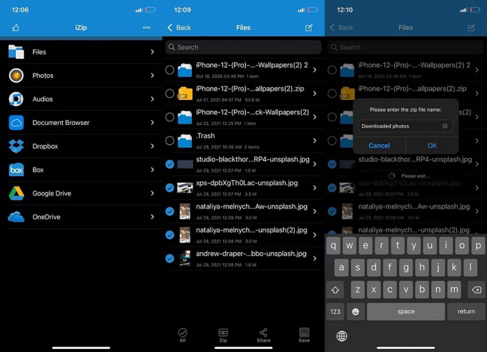 اپ iZip