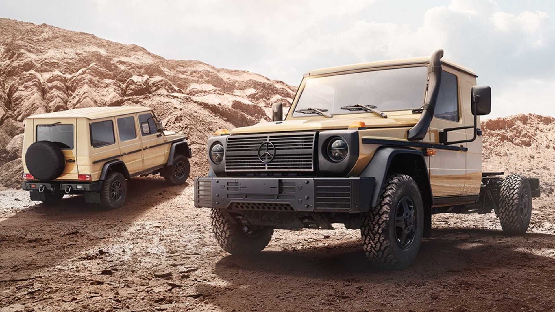 نسخه نظامی شاسی بلند مرسدس بنز کلاس جی / Mercedes Benz G-Class