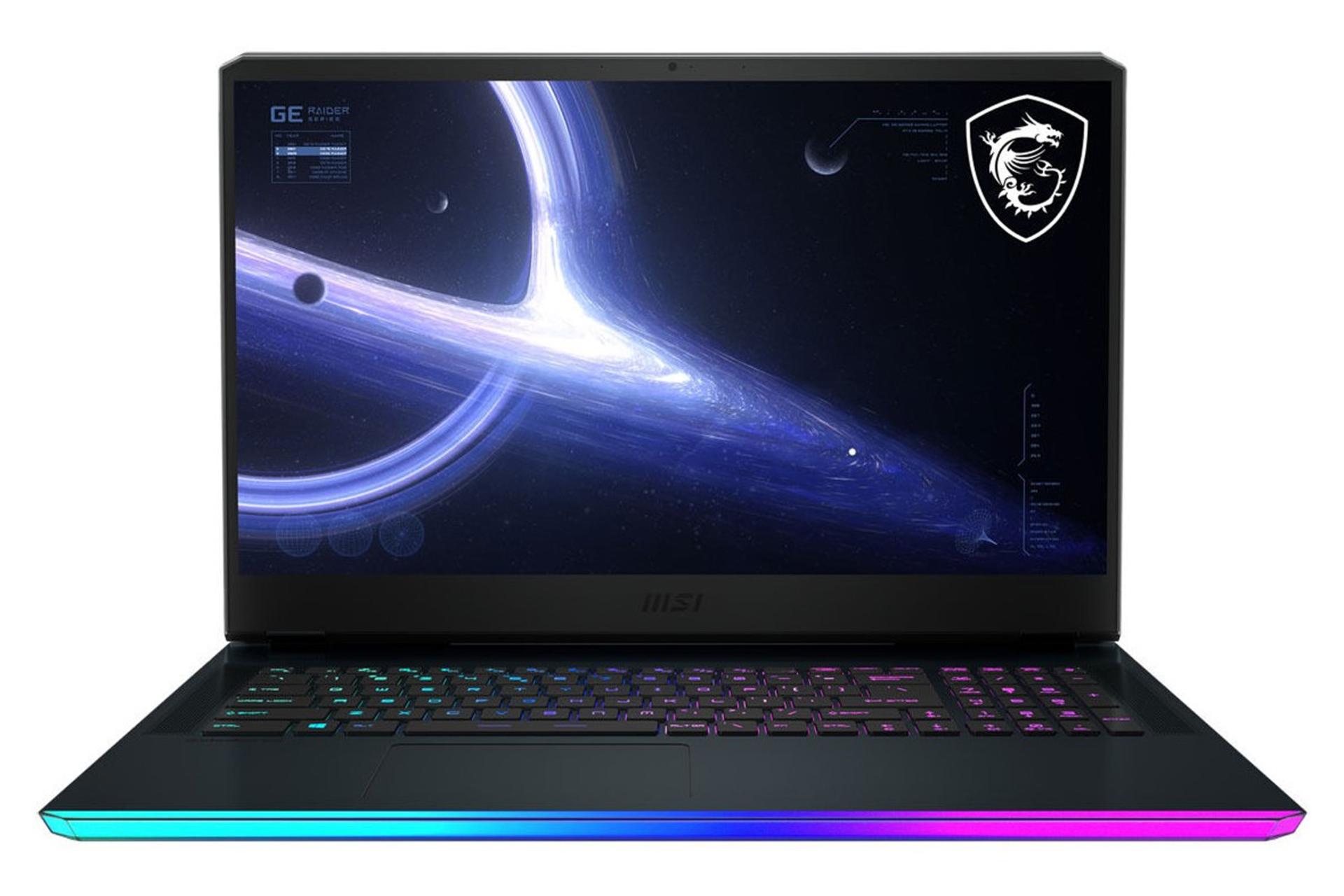 نمای جلو لپ تاپ ام اس آی مدل GE66 Raider 11UH 