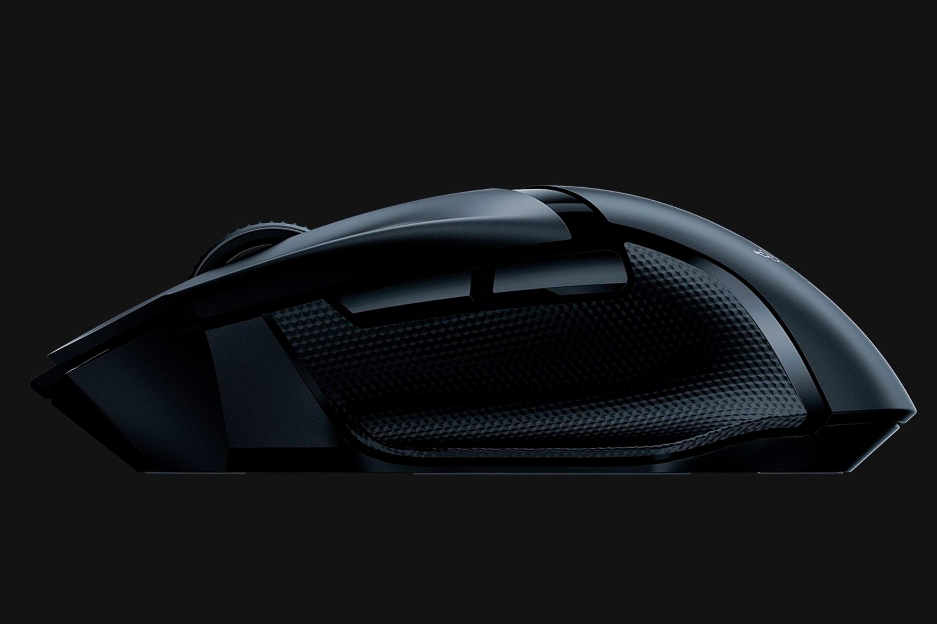 نمای کناری ماوس گیمینگ ریزر مدل Basilisk X HyperSpeed 