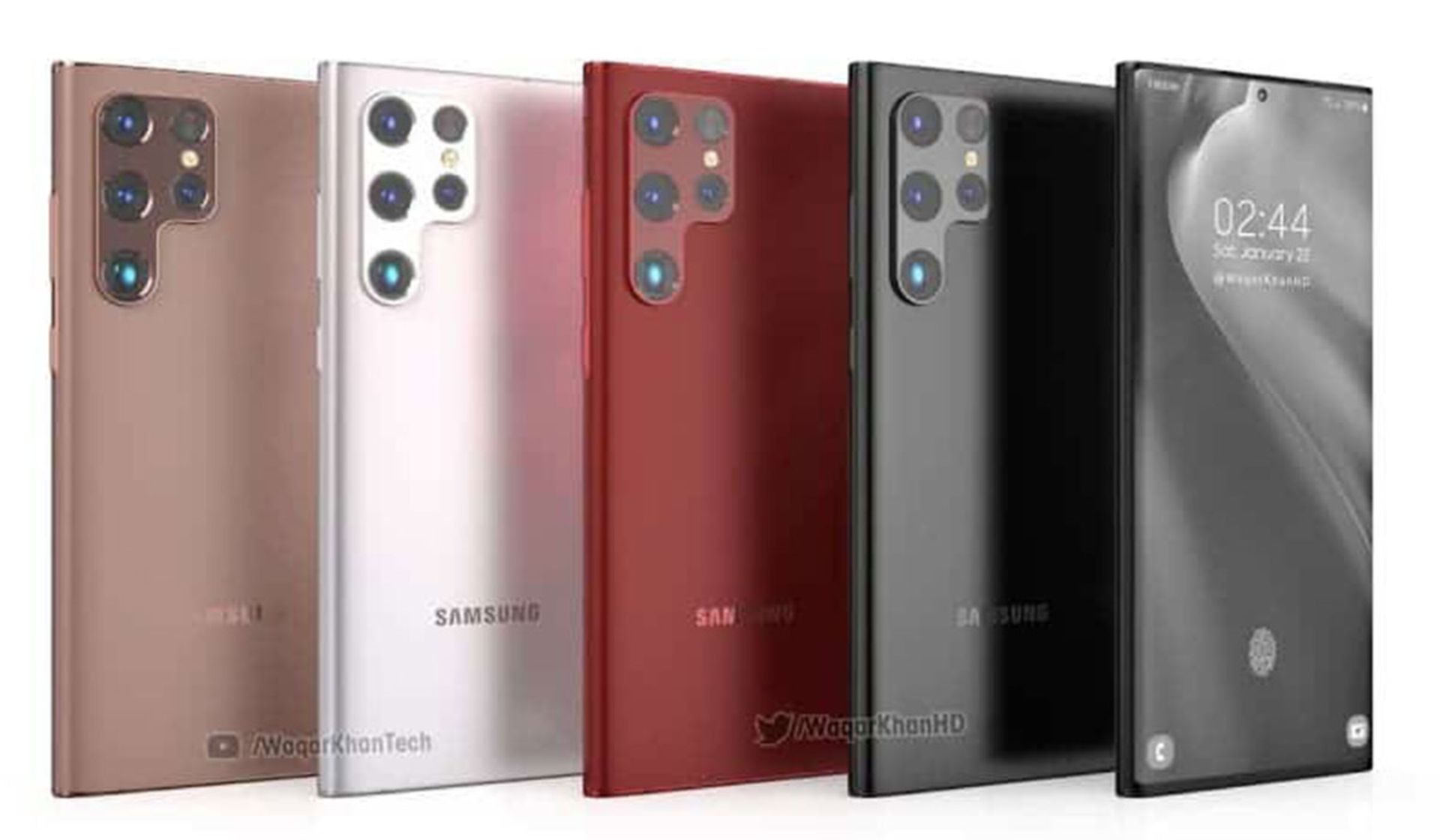 رندرهای گلکسی S22 اولترا