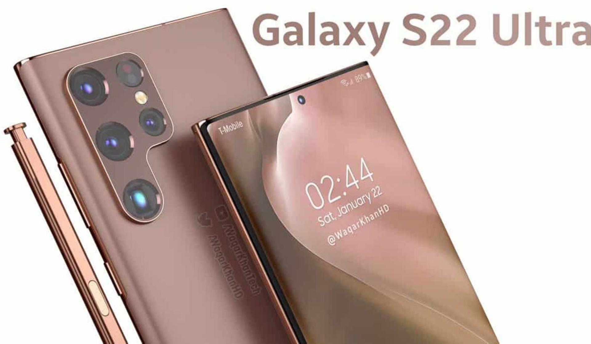 رندرهای گلکسی S22 اولترا