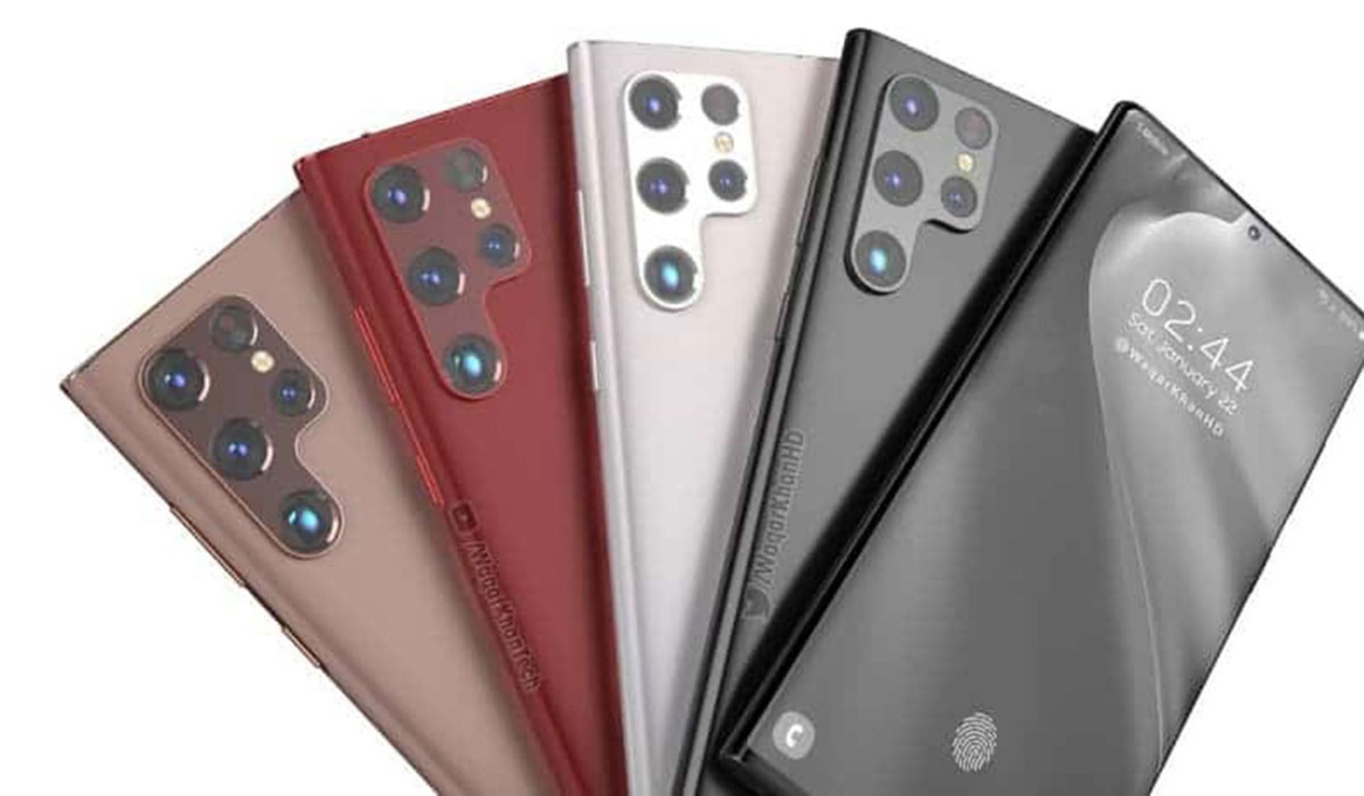 رندرهای گلکسی S22 اولترا