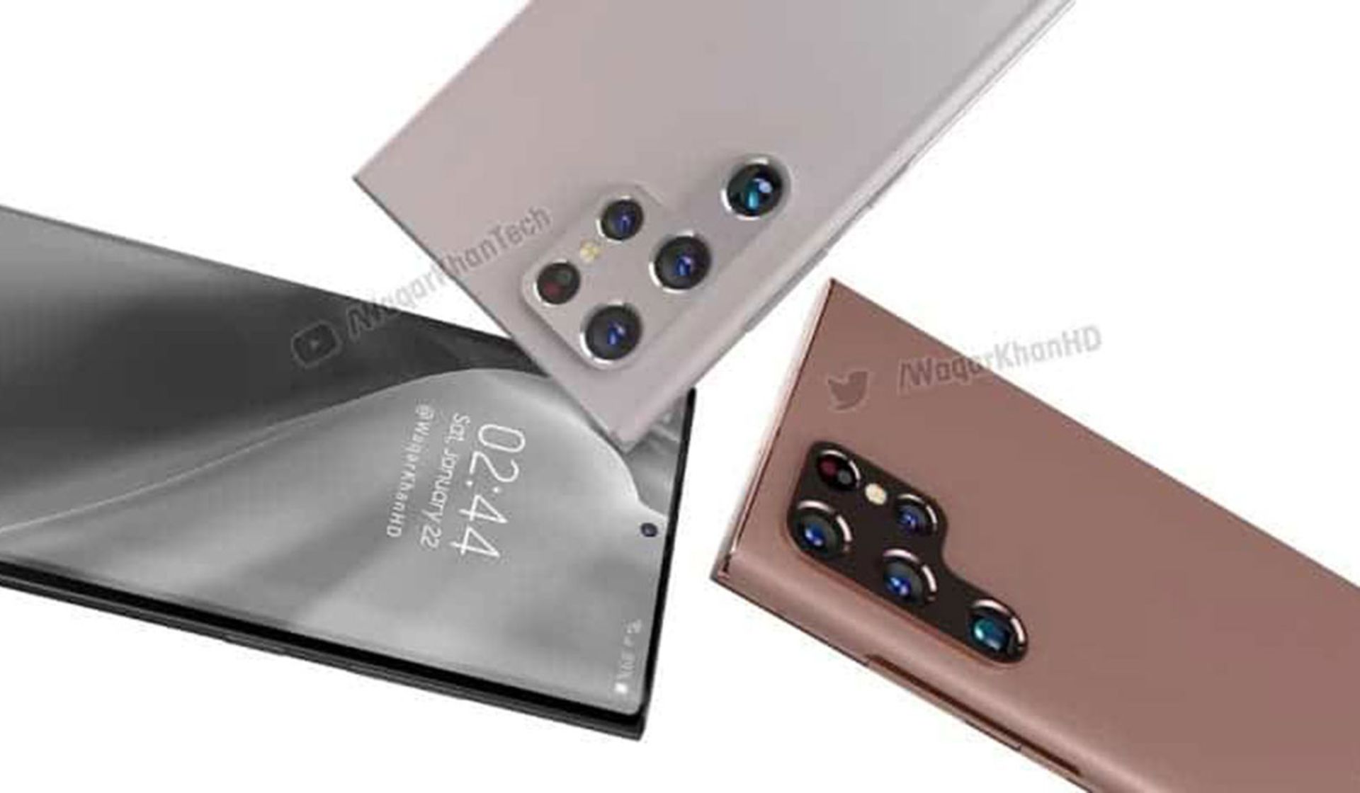 رندرهای گلکسی S22 اولترا