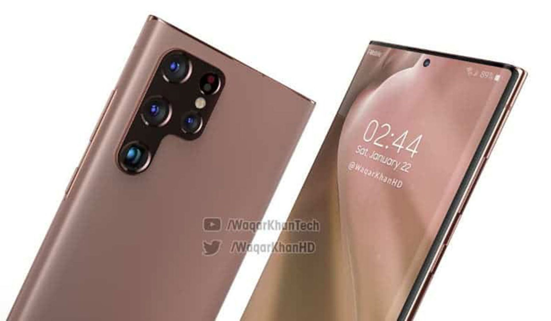 رندرهای گلکسی S22 اولترا