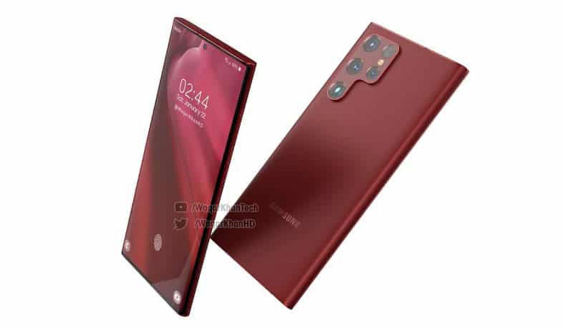 رندرهای گلکسی S22 اولترا