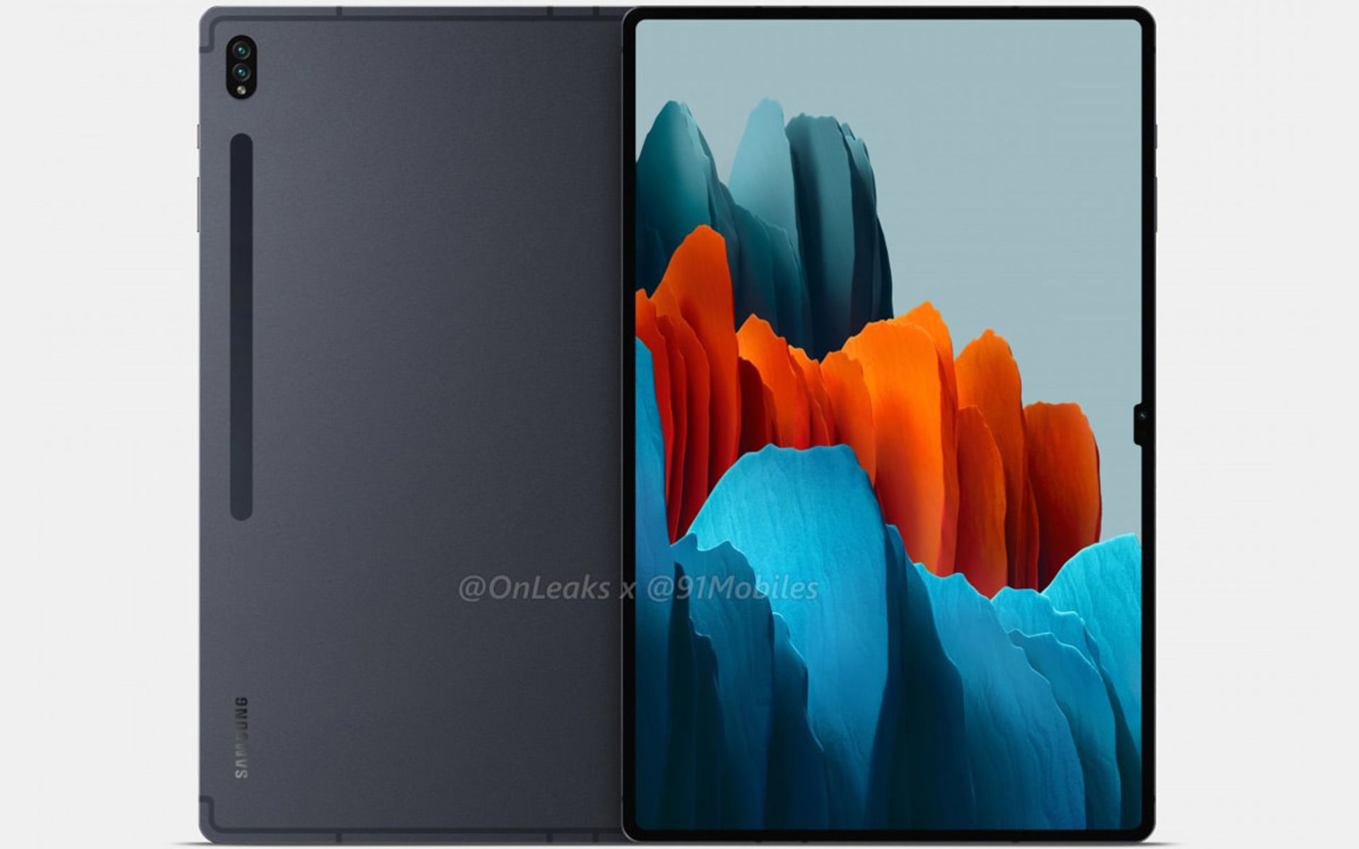 رندر گلکسی تب اس ۸ اولترا-۳