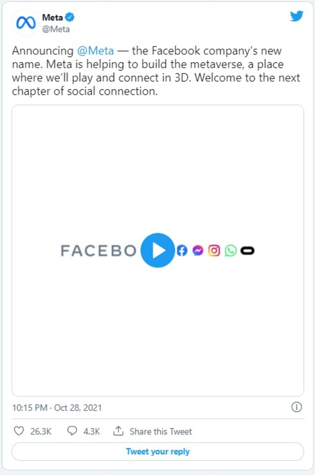 facebook to meta