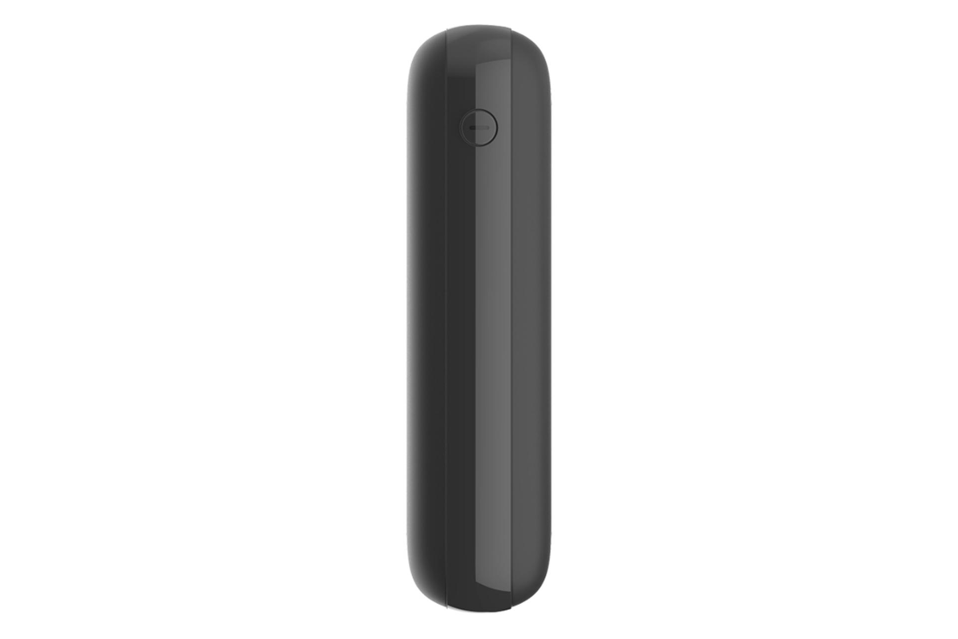 نمای جانبی پاور بانک سیلیکون پاور Silicon Power GP10 10000mAh با ظرفیت 10000 میلی‌آمپر ساعت مشکی