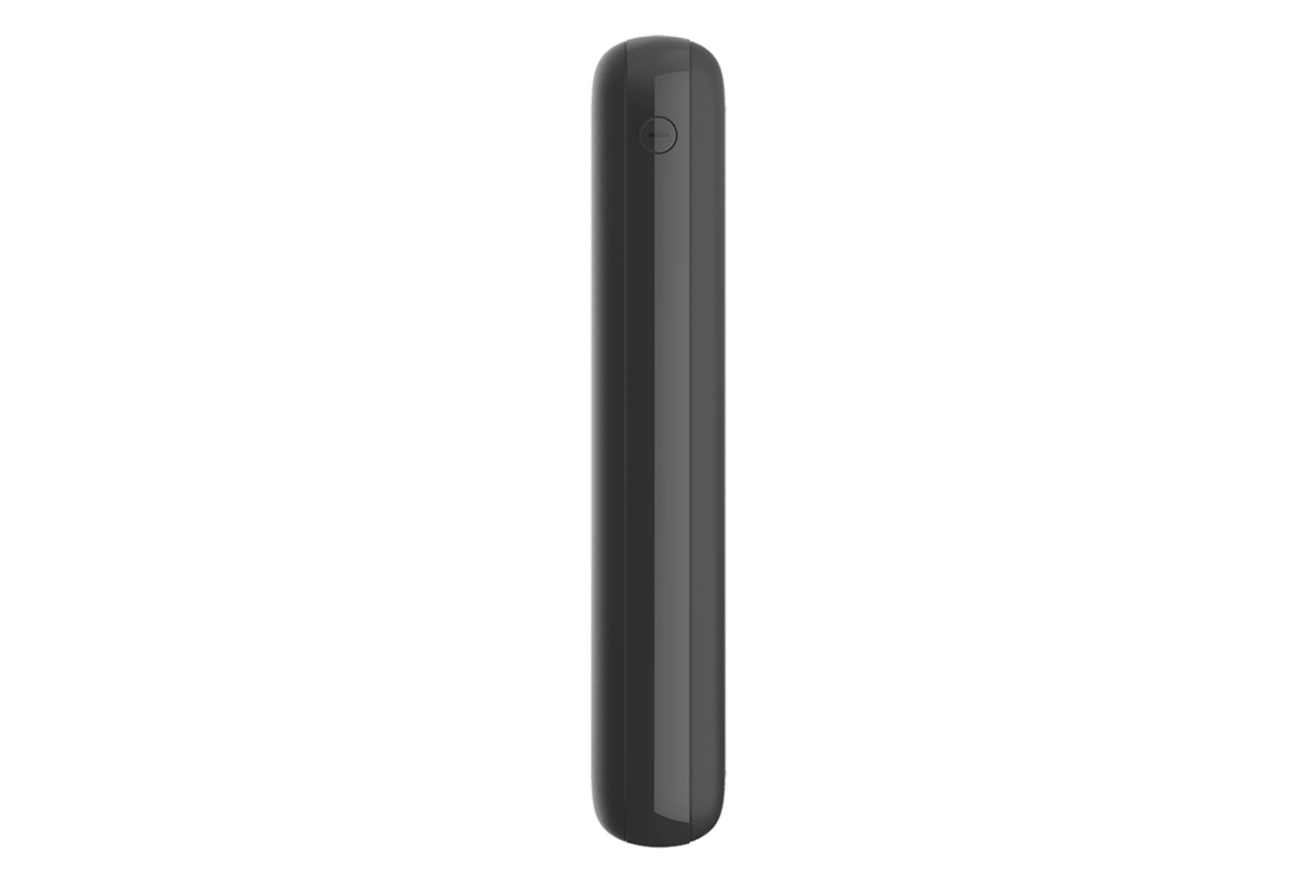 نمای جانبی پاور بانک سیلیکون پاور Silicon Power GS20 20000mAh با ظرفیت 20000 میلی‌آمپر ساعت مشکی