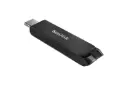 نمای پایین و جانبی فلش مموری سن دیسک Ultra USB Type-C SDCZ460