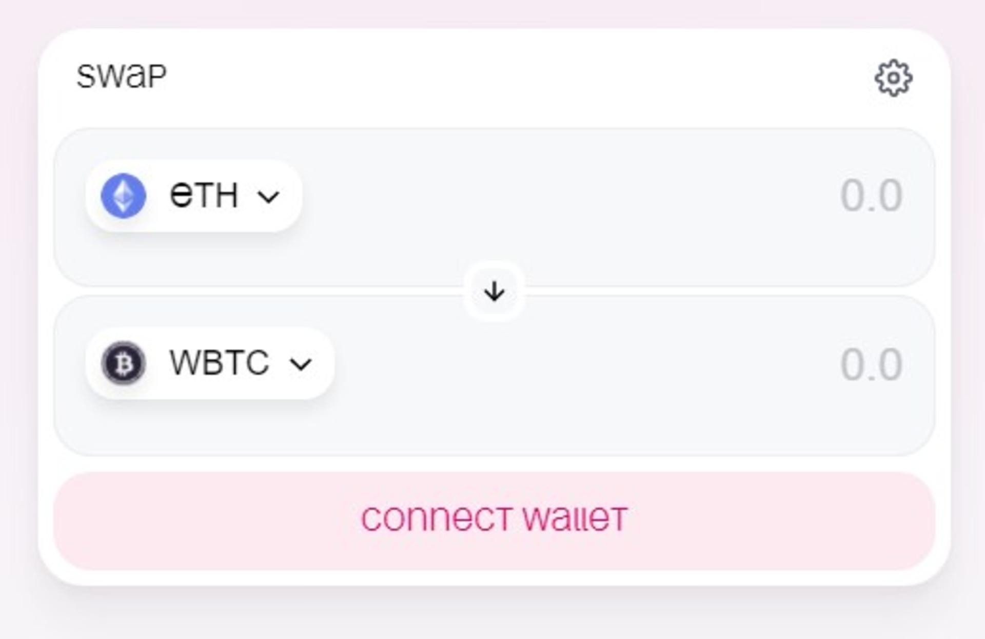 تبدیل اتریوم به WBTC در یونی سواپ