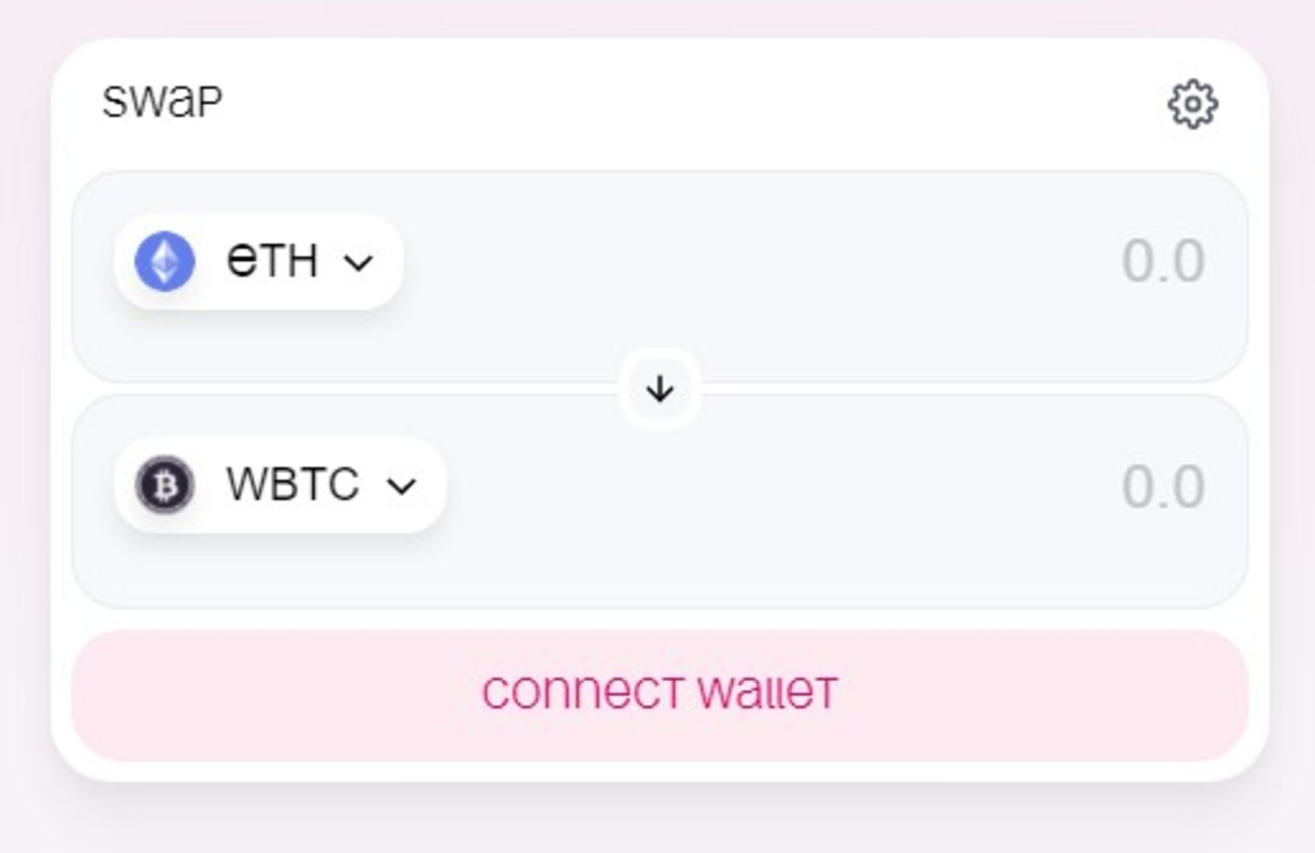 تبدیل اتریوم به WBTC در یونی سواپ