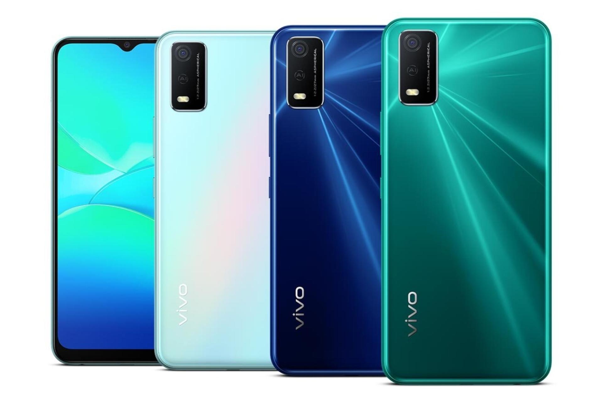 رنگ های مختلف vivo Y3s 2021 / گوشی موبایل ویوو وای 3 اس نسخه 2021