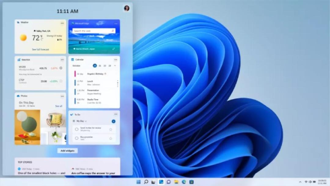 ابزارک های ویندوز ۱۱