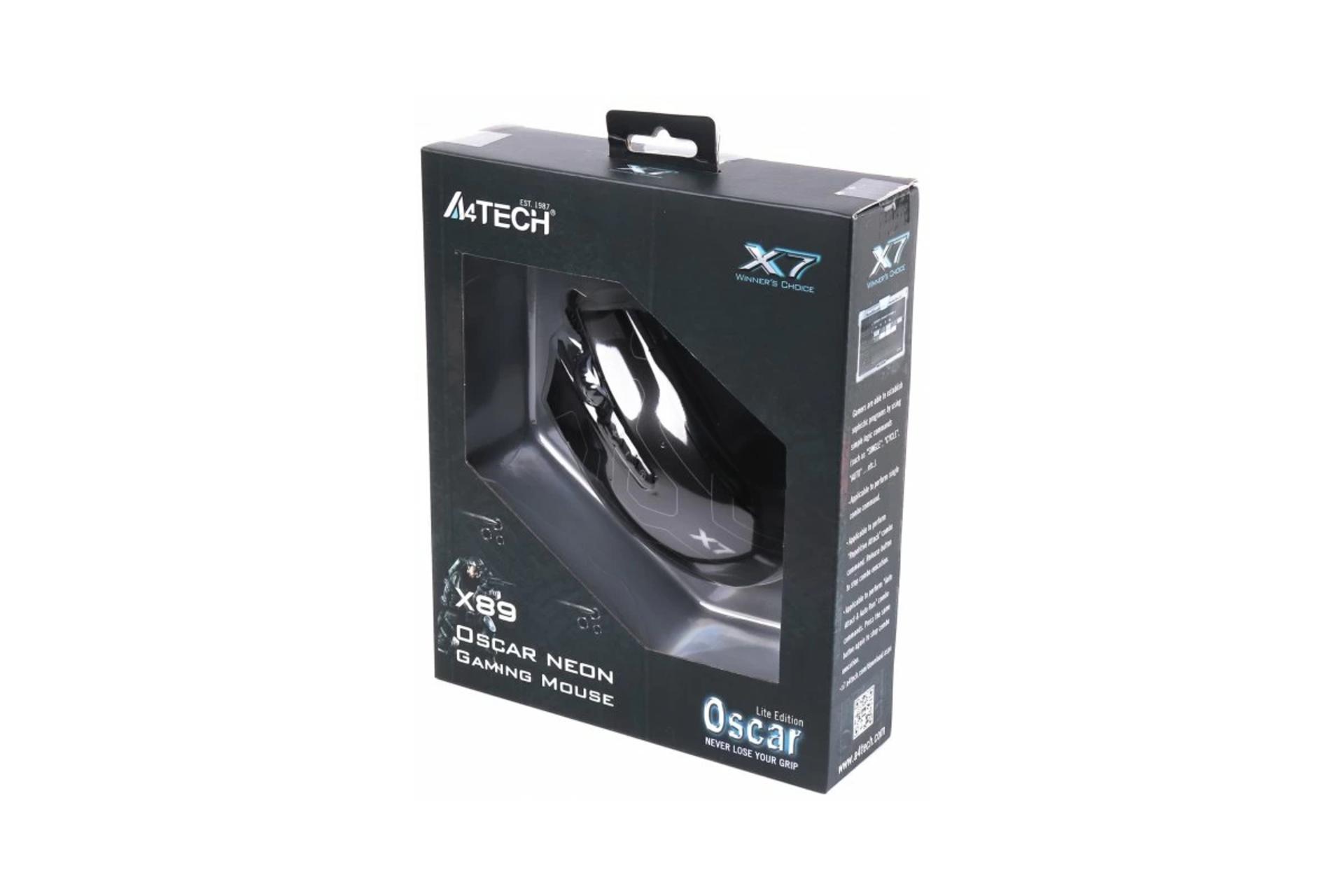 نمای جعبه ماوس ایفورتک X7 Oscar Neon X89