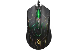 نمای جلو ماوس ایفورتک X7 Oscar Neon X89