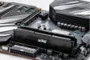 نمای نصب شده روی مادربرد رم ای دیتا XPG GAMMIX D20 ظرفیت 8 گیگابایت از نوع DDR4-3600