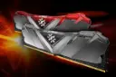 نمای نزدیک رم ای دیتا XPG GAMMIX D30 ظرفیت 8 گیگابایت از نوع DDR4-3200