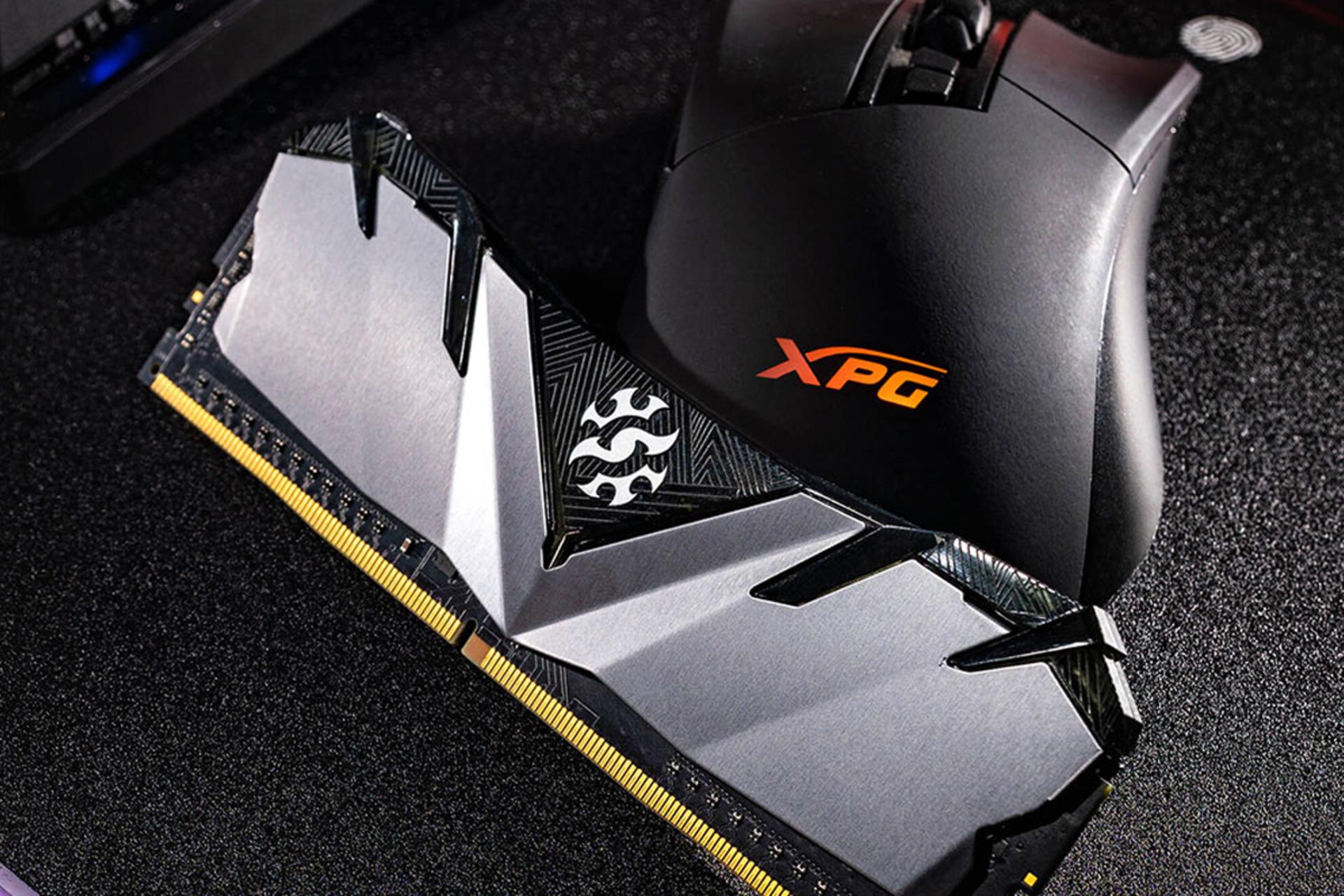 نمای بالا رم ای دیتا XPG GAMMIX D30 ظرفیت 8 گیگابایت از نوع DDR4-3200