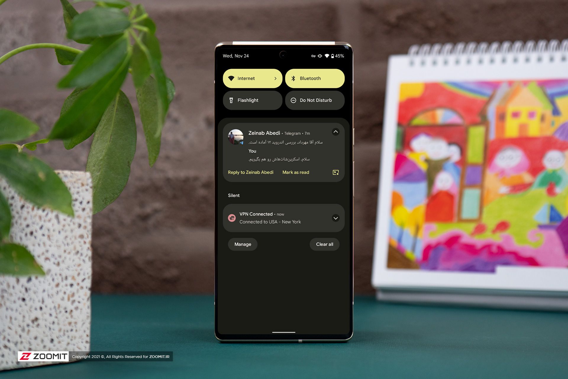 اعلان‌ها در اندروید ۱۲