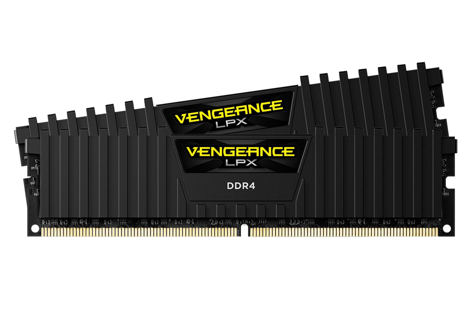 نمای جلو رم کورسیر VENGEANCE LPX ظرفیت 16 گیگابایت (2x8) از نوع DDR4-3200