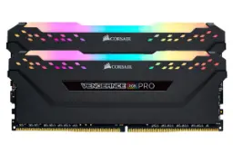 نمای جلو رم کورسیر VENGEANCE RGB PRO ظرفیت 32 گیگابایت (2x16) از نوع DDR4-3600
