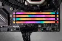 نمای بالا رم کورسیر VENGEANCE RGB PRO ظرفیت 64 گیگابایت (4x16) از نوع DDR4-3600