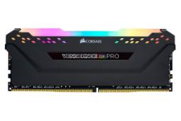 نمای جلو رم کورسیر VENGEANCE RGB PRO ظرفیت 8 گیگابایت  از نوع DDR4-3000