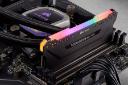 نمای بالا رم کورسیر VENGEANCE RGB PRO ظرفیت 8 گیگابایت  از نوع DDR4-3000