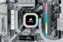 حافظه رم کورسیر VENGEANCE RGB PRO SL ظرفیت 64 گیگابایت (2x32) از نوع DDR4-3200 نمای بالا