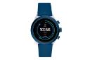 نمای روبروی اسمارت واچ فسیل هیبرید نسخه Sport 43mm آبی