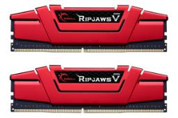 رم جی اسکیل RG.Skill Ripjaws V ظرفیت 8 گیگابایت (2x4) از نوع DDR4-2400 CL17 قرمز