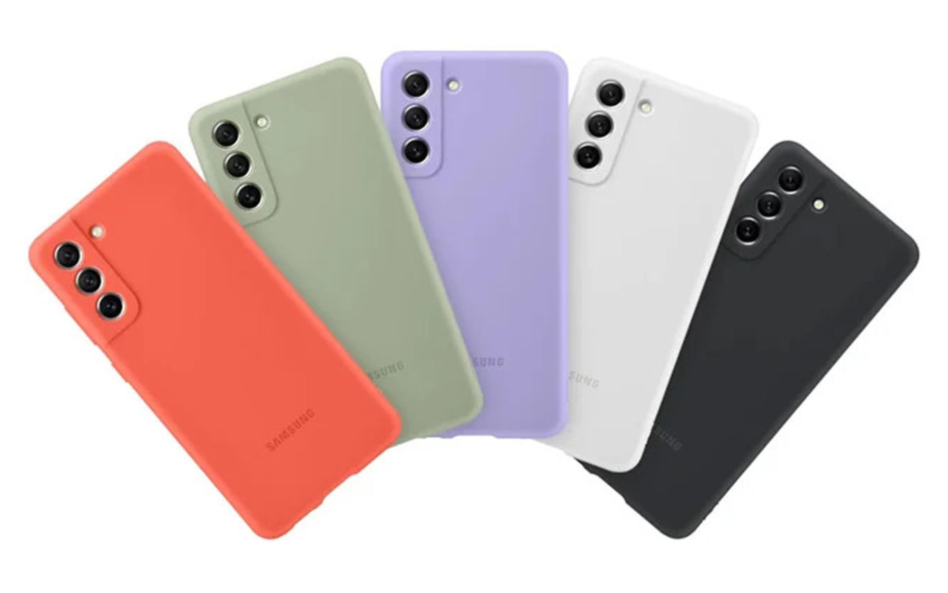 قاب سیلیکونی گلکسی اس ۲۱ اف ای در پنج رنگ