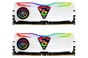 نمای جلو رم (سفید )گیل Super Luce RGB SYNC ظرفیت 32 گیگابایت (2x16) از نوع DDR4-3200
