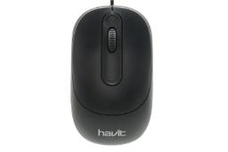 نمای جلو ماوس با سیم هویت مدل Havit HV-MS4252 