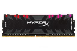 نمای جلو هایپر ایکس Predator RGB ظرفیت 8 گیگابایت از نوع DDR4-3200