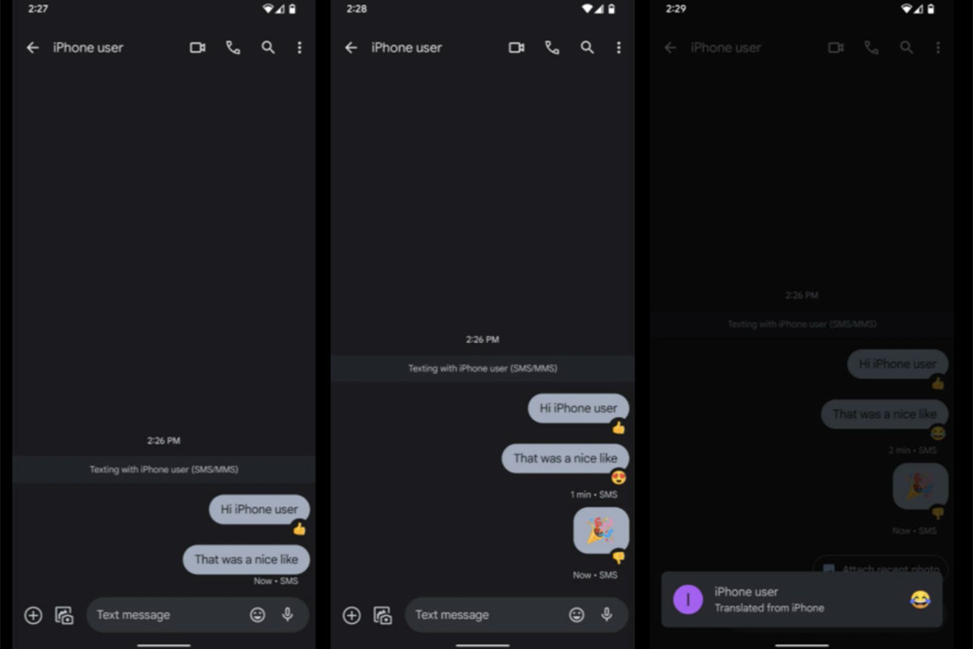 اپلیکیشن پیام‌ر‌سان گوگل