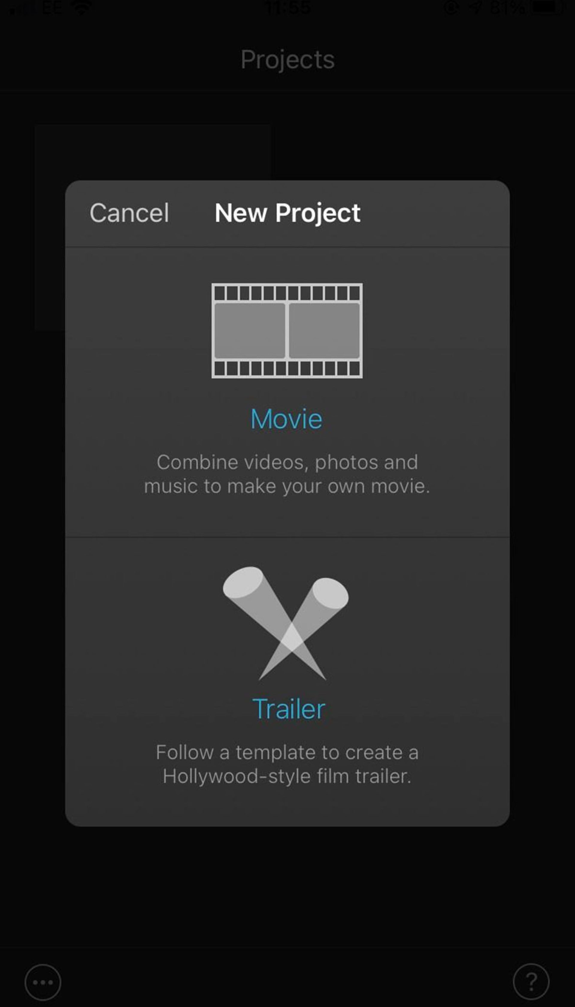 آموزش اپ iMovie