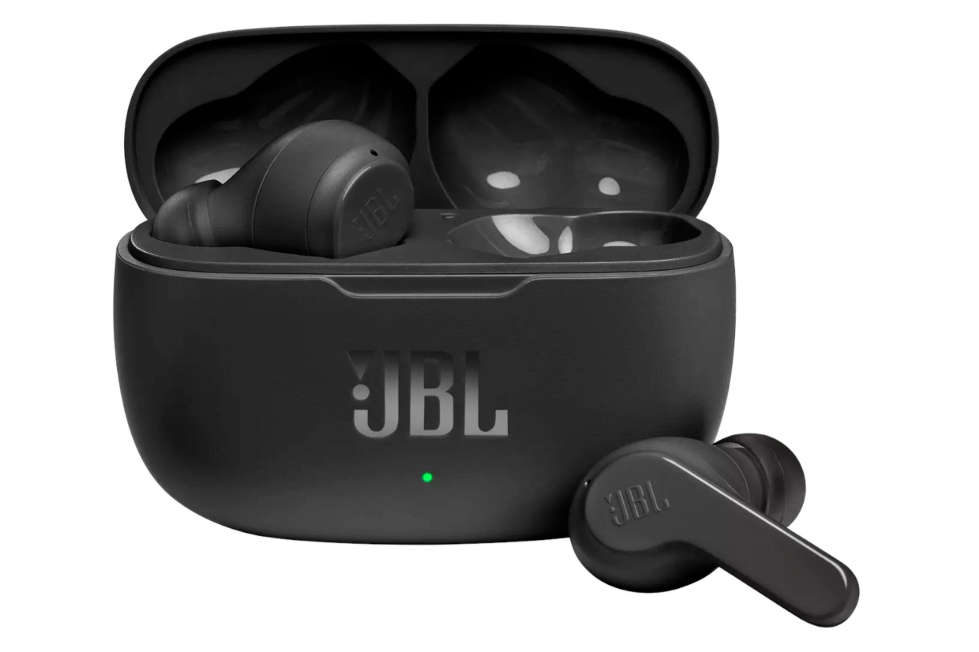 محفظه شارژ ایرباد بی سیم جی بی ال JBL Wave 200TWS مشکی
