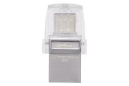 کینگستون مدل DataTraveler microDuo 3C ظرفیت 64 گیگابایت