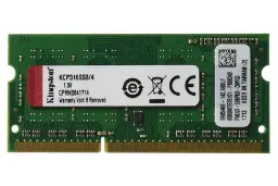 رم کینگستون KCP316SS8/4 ValueRAM ظرفیت 4 گیگابایت از نوع DDR3-1600