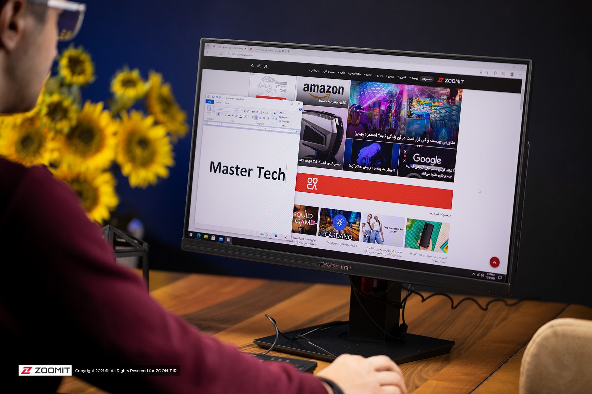 زومیت گردی روی کامپیوتر بدون کیس ZX مسترتک