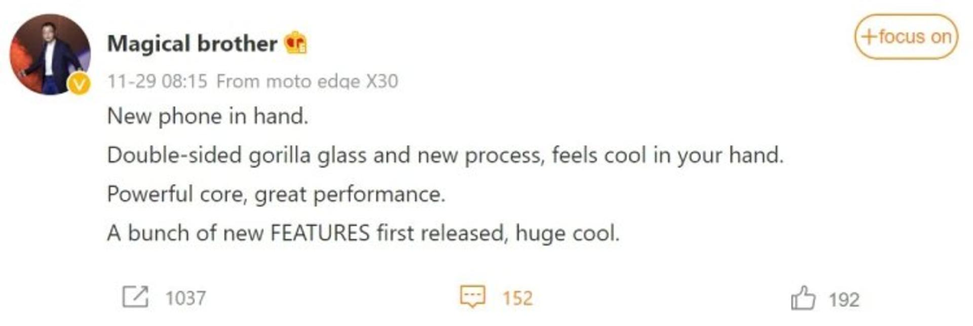 moto edge x30 